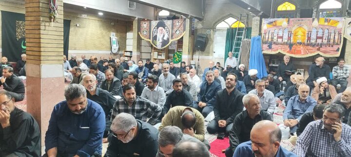 گزارش تصویری/ مراسم ترحیم امام جماعت مسجد جامع ابوذر