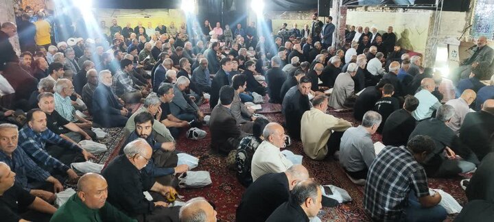 گزارش تصویری/ مراسم ترحیم امام جماعت مسجد جامع ابوذر