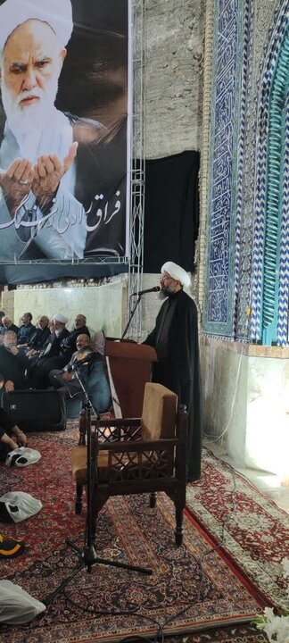 گزارش تصویری/ مراسم ترحیم امام جماعت مسجد جامع ابوذر