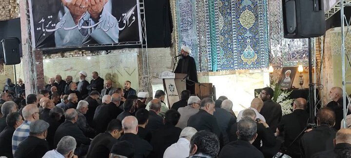 گزارش تصویری/ مراسم ترحیم امام جماعت مسجد جامع ابوذر