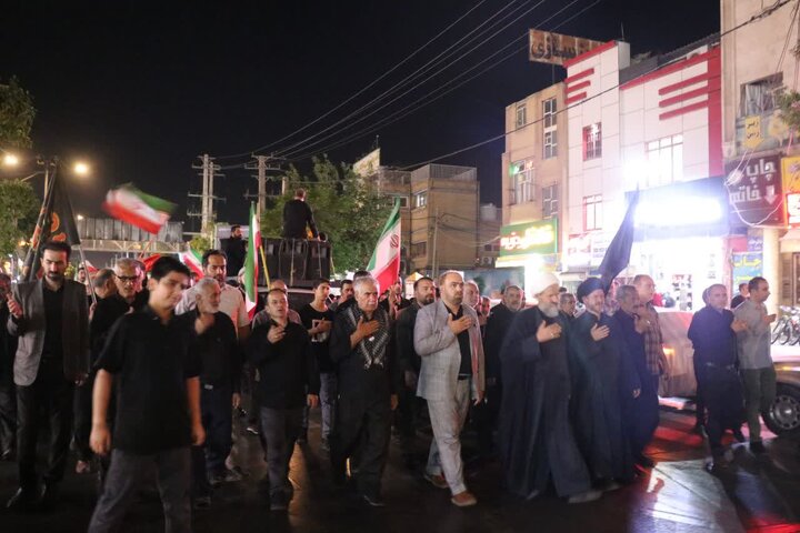 گزارش تصویری/ اجتماع سراسری مردم قرچک همزمان با شب اول محرم