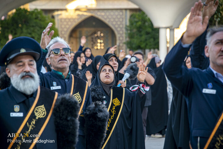 Photos: Ceremony of Replacing Flag of Hazrat Shahcheragh Holy Shrine