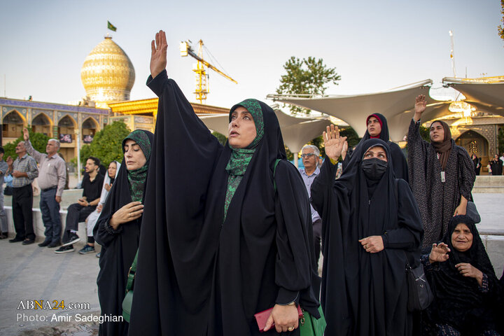 Photos: Ceremony of Replacing Flag of Hazrat Shahcheragh Holy Shrine