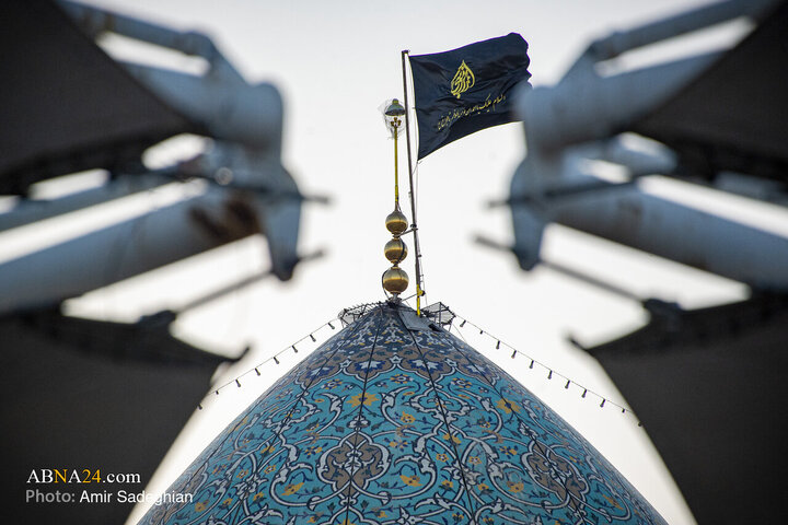 Photos: Ceremony of Replacing Flag of Hazrat Shahcheragh Holy Shrine