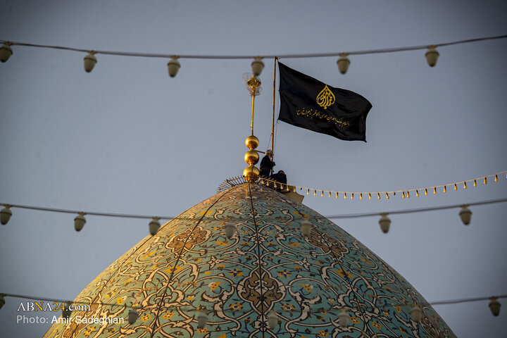 Photos: Ceremony of Replacing Flag of Hazrat Shahcheragh Holy Shrine
