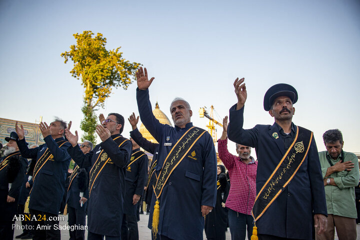 Photos: Ceremony of Replacing Flag of Hazrat Shahcheragh Holy Shrine