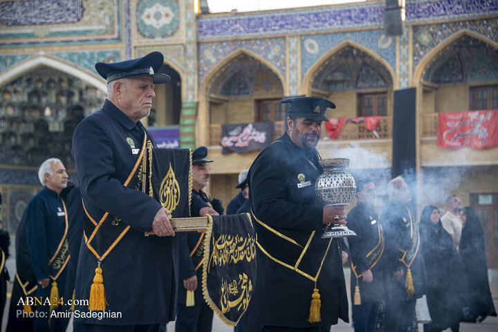 Photos: Ceremony of Replacing Flag of Hazrat Shahcheragh Holy Shrine