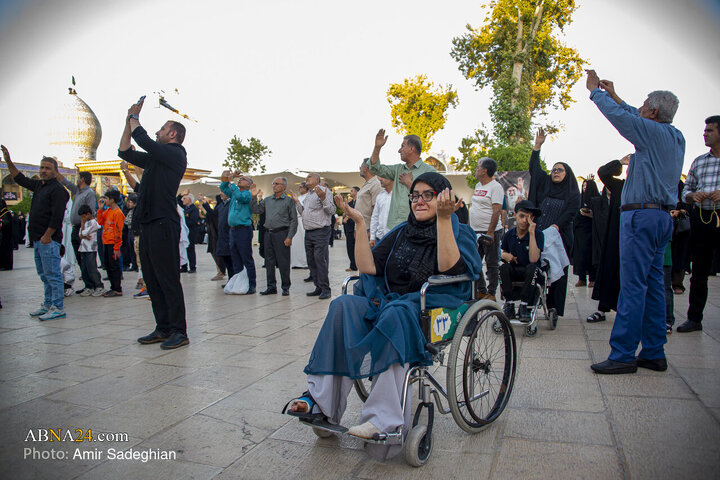 Photos: Ceremony of Replacing Flag of Hazrat Shahcheragh Holy Shrine