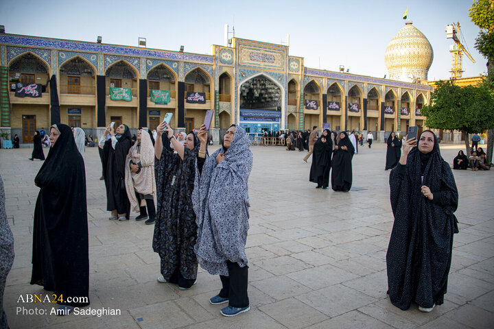 Photos: Ceremony of Replacing Flag of Hazrat Shahcheragh Holy Shrine
