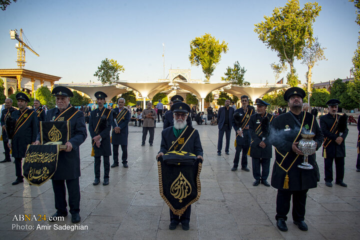 Photos: Ceremony of Replacing Flag of Hazrat Shahcheragh Holy Shrine