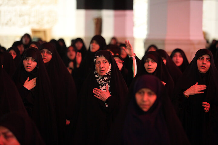 Photos: First Night of Muharram Mourning Ceremony Held at Hazrat Masoumeh Holy Shrine