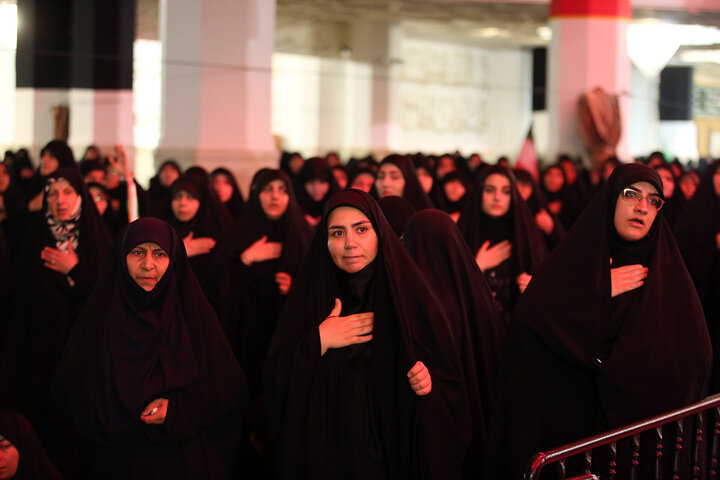 Photos: First Night of Muharram Mourning Ceremony Held at Hazrat Masoumeh Holy Shrine