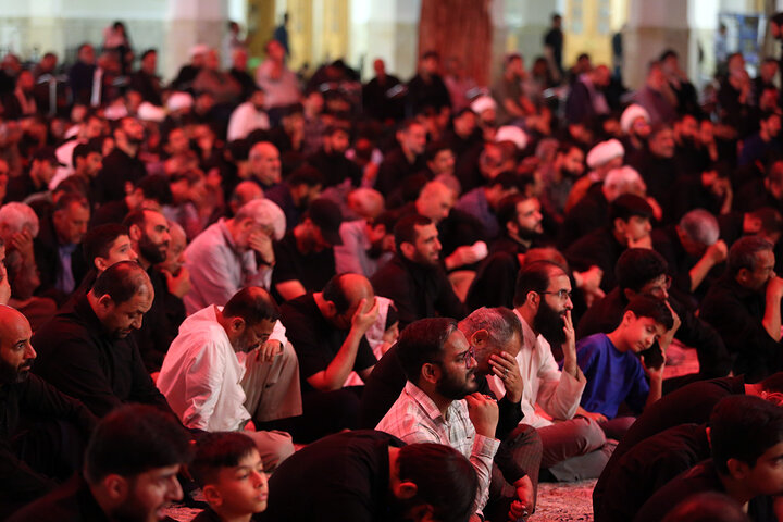 Photos: First Night of Muharram Mourning Ceremony Held at Hazrat Masoumeh Holy Shrine