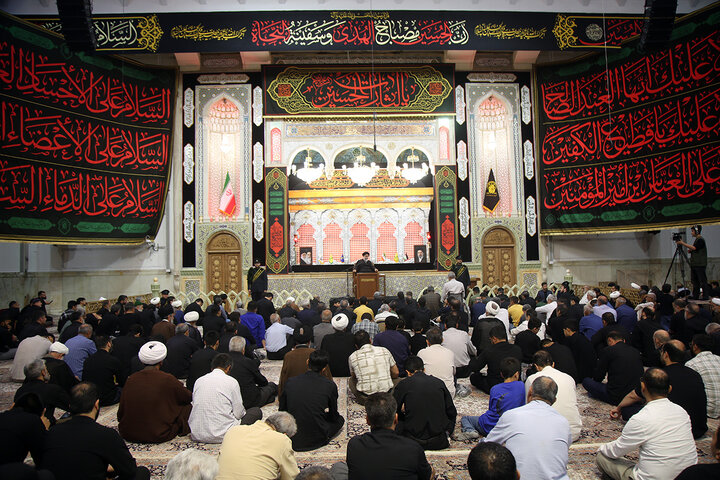 Photos: First Night of Muharram Mourning Ceremony Held at Hazrat Masoumeh Holy Shrine