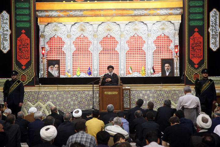 Photos: First Night of Muharram Mourning Ceremony Held at Hazrat Masoumeh Holy Shrine
