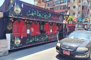 Photos: Raising of Muharram Flags in Dahiyeh, Beirut
