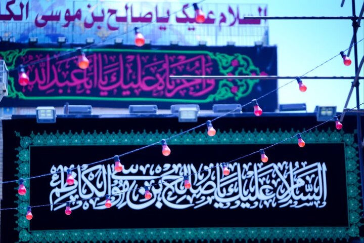گزارش تصویری/ امامزاده صالح(ع) سیاهپوش محرم