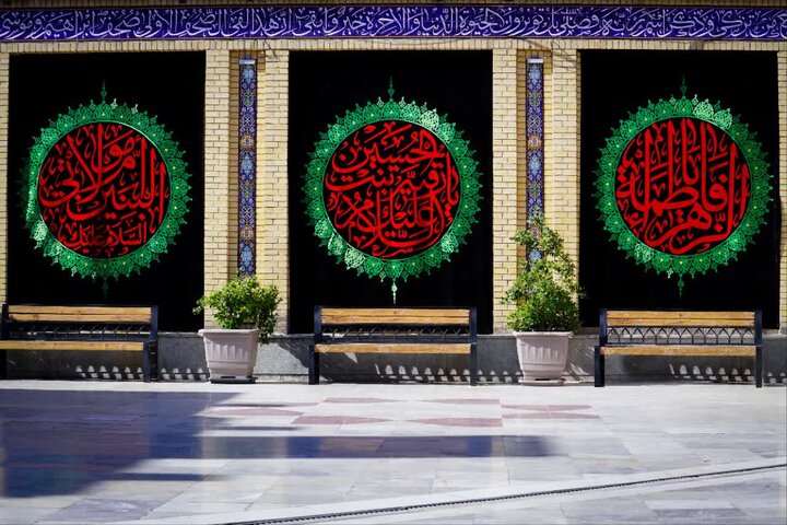 گزارش تصویری/ امامزاده صالح(ع) سیاهپوش محرم