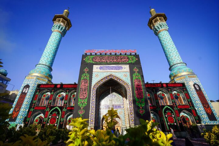 گزارش تصویری/ امامزاده صالح(ع) سیاهپوش محرم