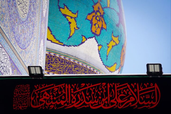 گزارش تصویری/ امامزاده صالح(ع) سیاهپوش محرم