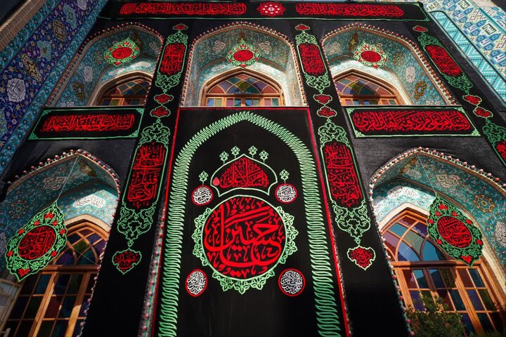 گزارش تصویری/ امامزاده صالح(ع) سیاهپوش محرم