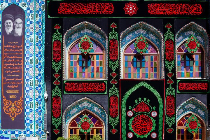 گزارش تصویری/ امامزاده صالح(ع) سیاهپوش محرم