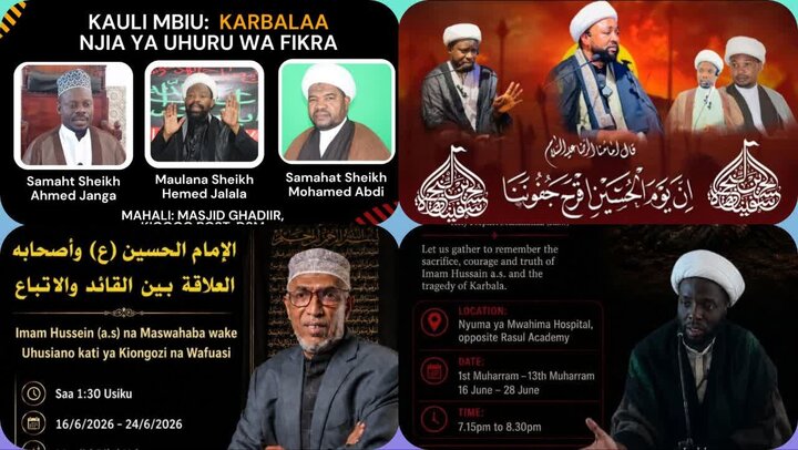 مؤسسات دینی شرق آفریقا برای برگزاری برنامه‌های محرم اعلام آمادگی کردند/ تأکید بر احیای پیام عاشورا و ارزش‌های عدالت‌خواهی