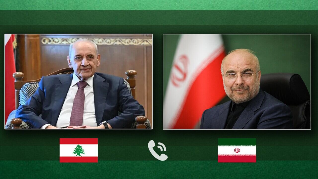 Lebanon, Iran Parliament Speakers Demand Immediate Israeli Withdrawal from Lebanese Soil