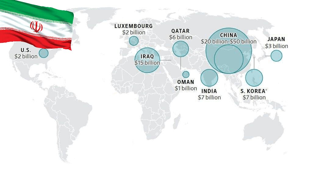 Where Are Iran's Frozen Assets Held?