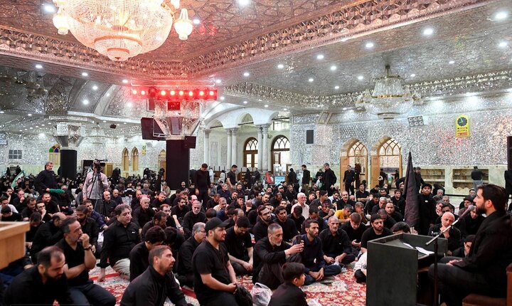 گزارش تصویری/ مراسم عزاداری شب‌های محرم در آستان مقدس حضرت عبدالعظیم(ع)