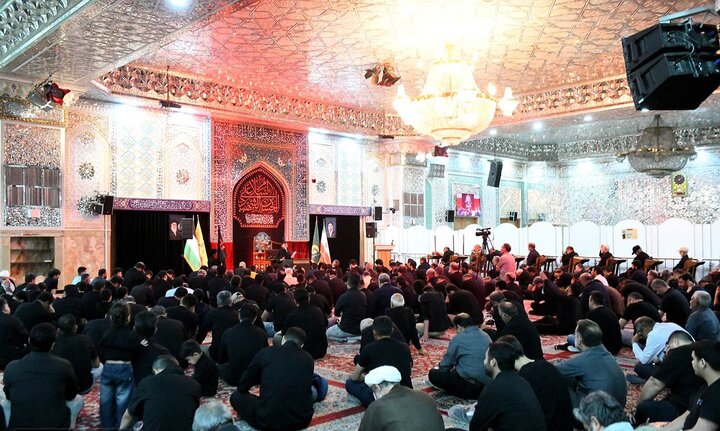 گزارش تصویری/ مراسم عزاداری شب‌های محرم در آستان مقدس حضرت عبدالعظیم(ع)