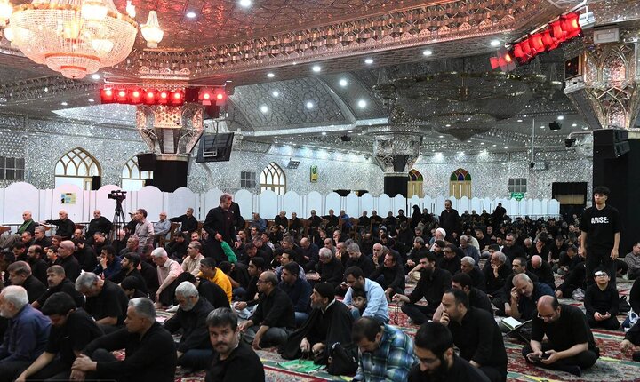 گزارش تصویری/ مراسم عزاداری شب‌های محرم در آستان مقدس حضرت عبدالعظیم(ع)