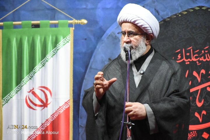 اجتماع شبانه رشت با سخنرانی آیت‌الله رمضانی