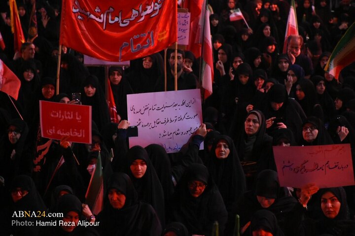 اجتماع شبانه رشت با سخنرانی آیت‌الله رمضانی
