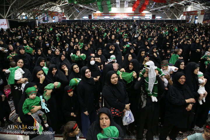 مراسم «شیرخوارگان حسینی» در گلستان شهدای اصفهان