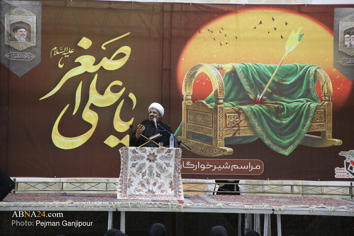 مراسم «شیرخوارگان حسینی» در گلستان شهدای اصفهان