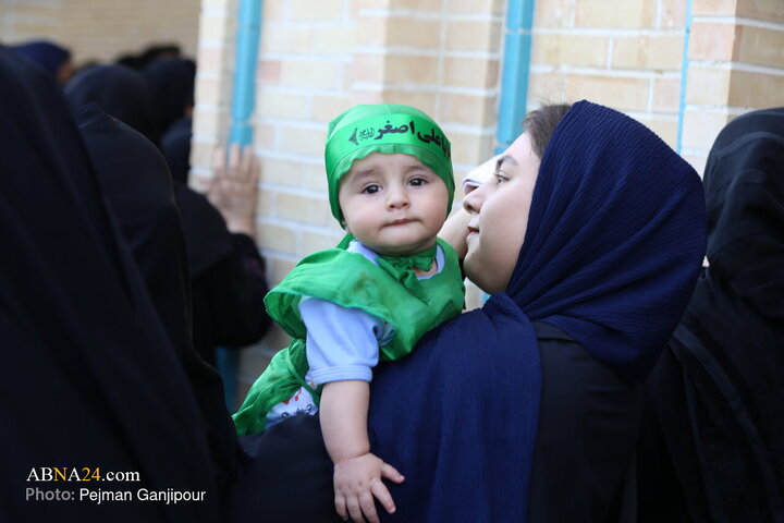مراسم «شیرخوارگان حسینی» در گلستان شهدای اصفهان