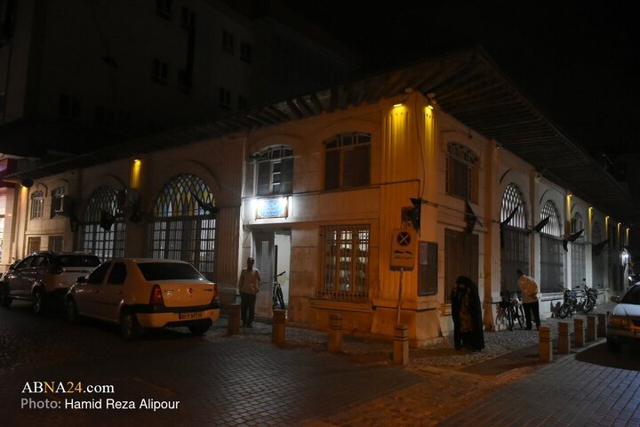 مراسم عزاداری محرم در مسجد حاج سمیع رشت