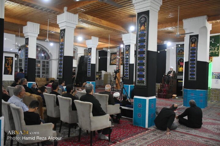 مراسم عزاداری محرم در مسجد حاج سمیع رشت