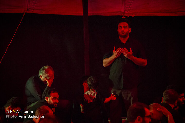 Photos: Mourning Ceremony of Fourth Night of Muharram at the "Azizam Husain (AS)" Mawkib in Shiraz