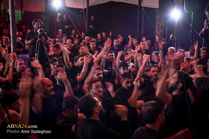 Photos: Mourning Ceremony of Fourth Night of Muharram at the "Azizam Husain (AS)" Mawkib in Shiraz