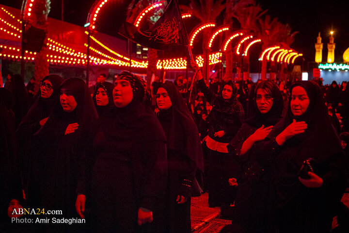 Photos: Mourning Ceremony of Fourth Night of Muharram at the "Azizam Husain (AS)" Mawkib in Shiraz