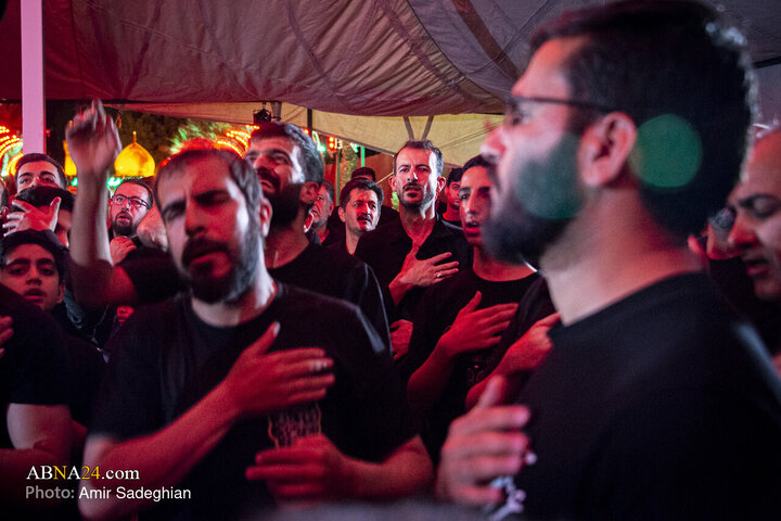 Photos: Mourning Ceremony of Fourth Night of Muharram at the "Azizam Husain (AS)" Mawkib in Shiraz