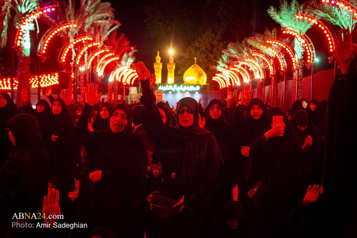Photos: Mourning Ceremony of Fourth Night of Muharram at the "Azizam Husain (AS)" Mawkib in Shiraz