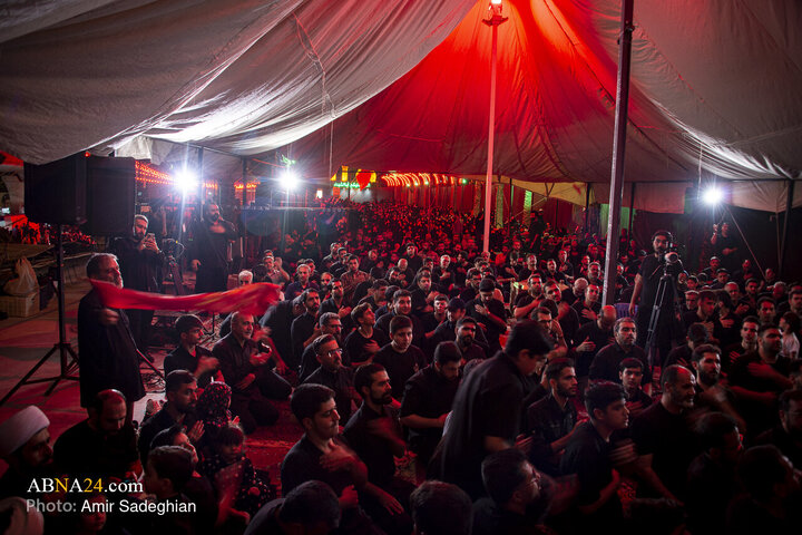 Photos: Mourning Ceremony of Fourth Night of Muharram at the "Azizam Husain (AS)" Mawkib in Shiraz