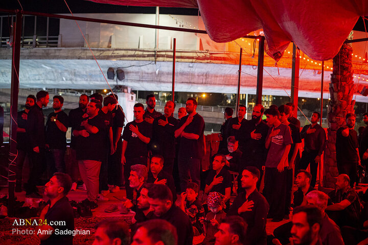 Photos: Mourning Ceremony of Fourth Night of Muharram at the "Azizam Husain (AS)" Mawkib in Shiraz