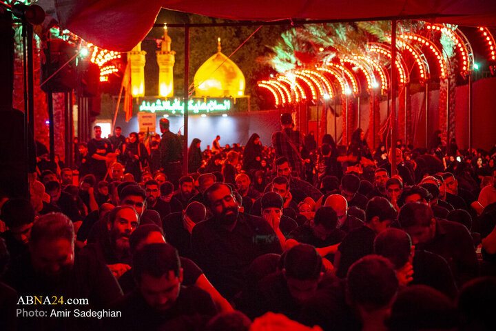 Photos: Mourning Ceremony of Fourth Night of Muharram at the "Azizam Husain (AS)" Mawkib in Shiraz