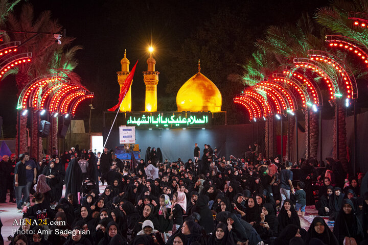 Photos: Mourning Ceremony of Fourth Night of Muharram at the "Azizam Husain (AS)" Mawkib in Shiraz