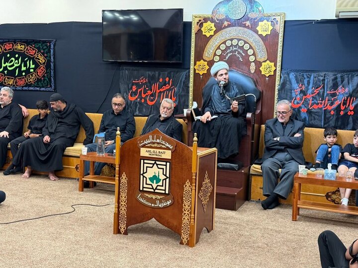 تصاویر | برگزاری مراسم عزاداری دهه‌ اول محرم در مرکز اهل‌بیت(ع) مونترال