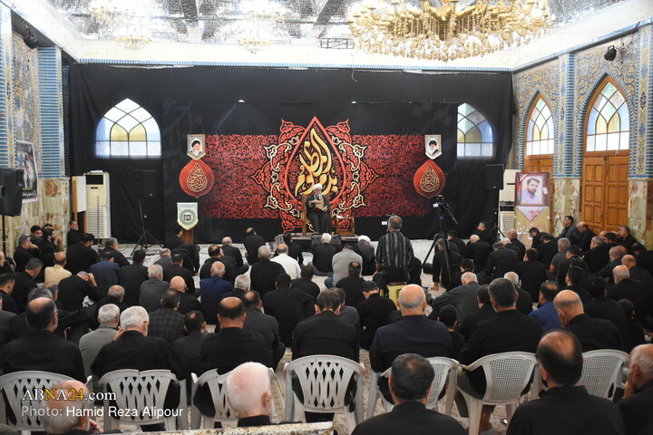 مراسم عزاداری صبح روز هفتم ماه محرم با سخنرانی آیت‌الله رمضانی در رشت